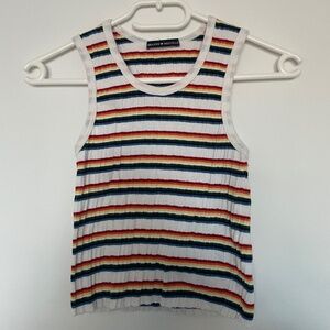 Multi color striped Brandy Melvill Top